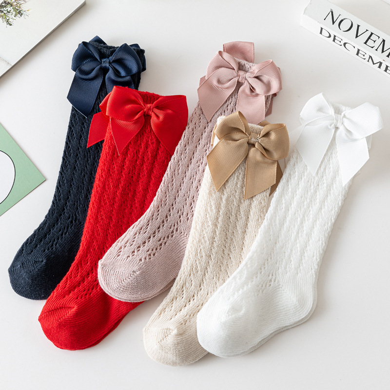 Baby Sock Oximeter - Zomer Baby Meisjes Sokken Peuters Boog