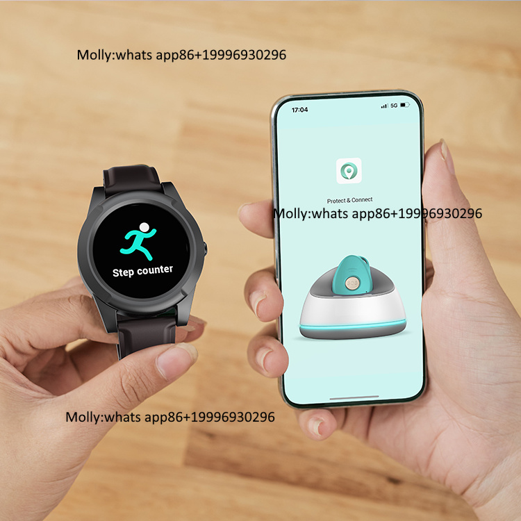 Fall Detection Watch - Aangepaste Taal Eview EV05 Senioren Gezondheidshorloge
