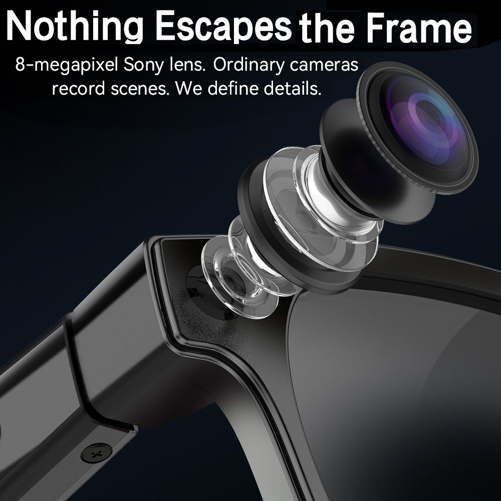 Smart Glasses Lens - 2-in-1 AI Smart Bril HD Foto