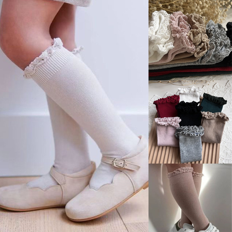 Baby Sock Oximeter - Winter Herfst Baby Meisjes Ruche Sokken