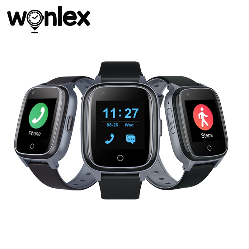 Fall Detection Watch - Wonlex KT17S Smartwatch voor ouderen met