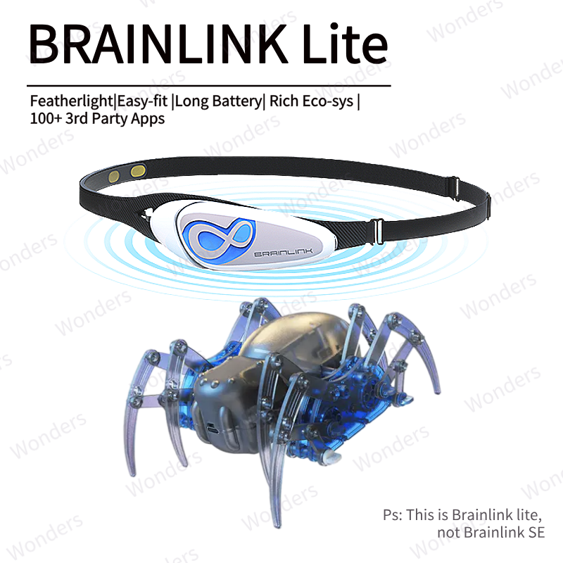Meditation Headband Eeg - Brainlink Lite Afstandsbediening Spider Toy Brainwave