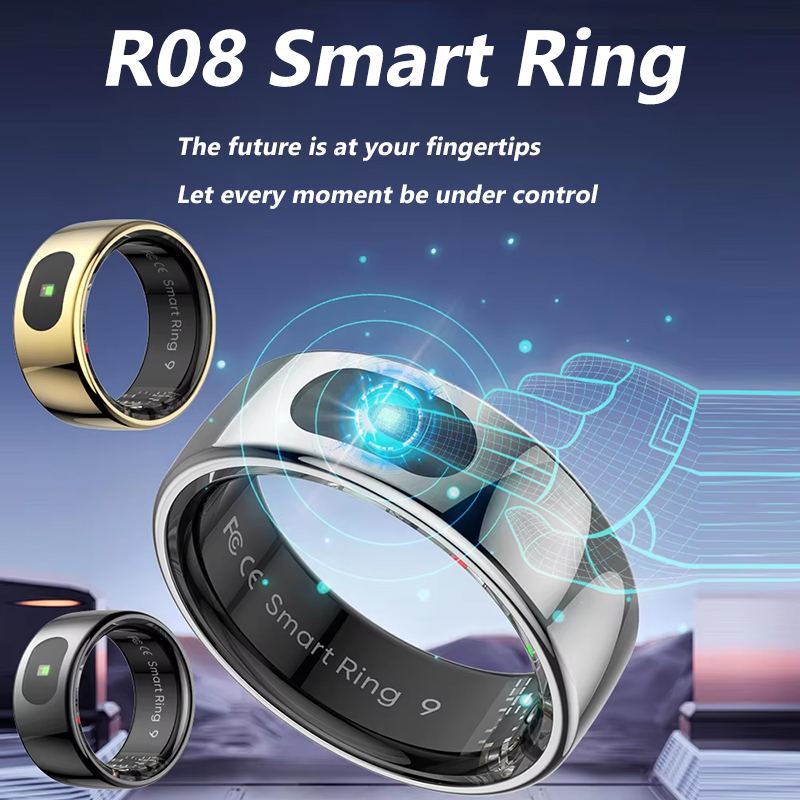 Temperature Ring Skin - R08 Smart Ring Mannen Vrouwen Opladen