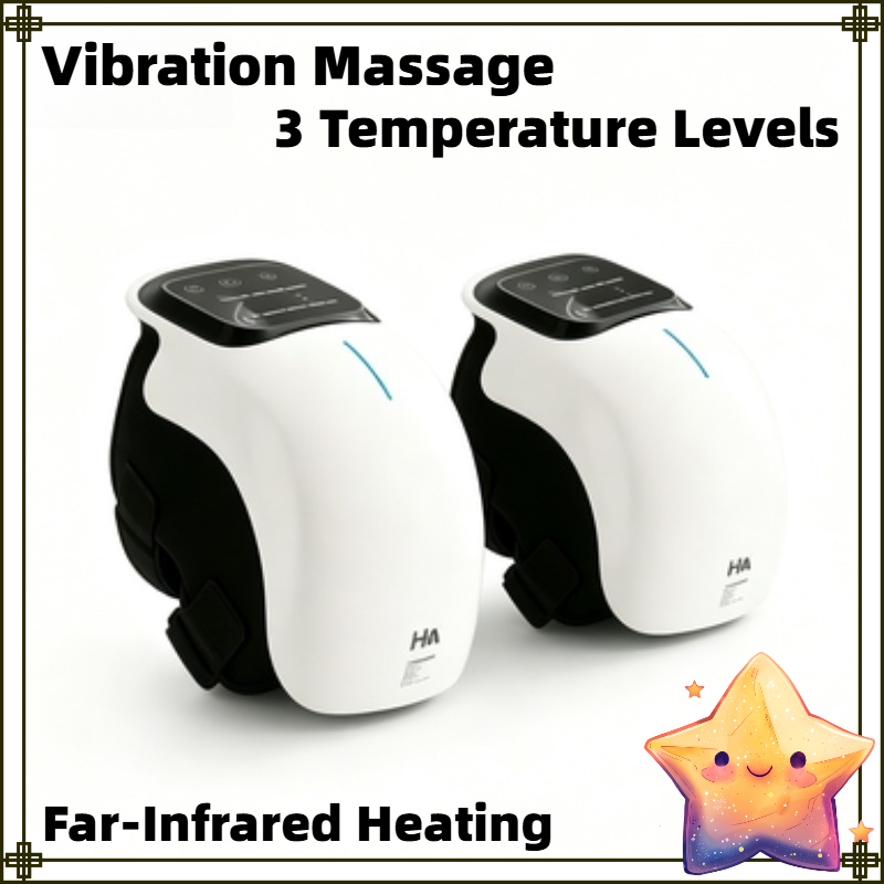 Smart Knee Wrap - Slimme kniemassagewrap met verwarmingsfunctie, verstelbare warme