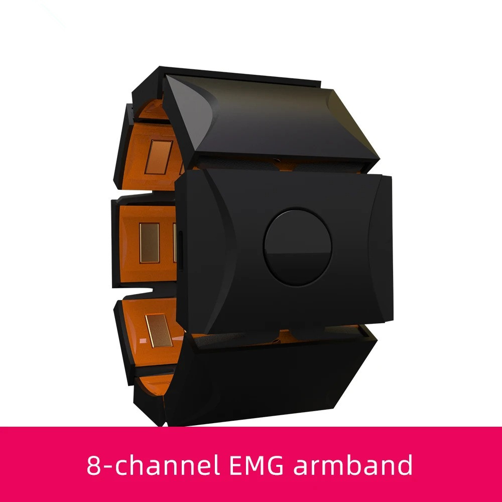 Muscle Sensor Emg - 8-kanaals elektrische muskelarmring EMG slimme draagbare