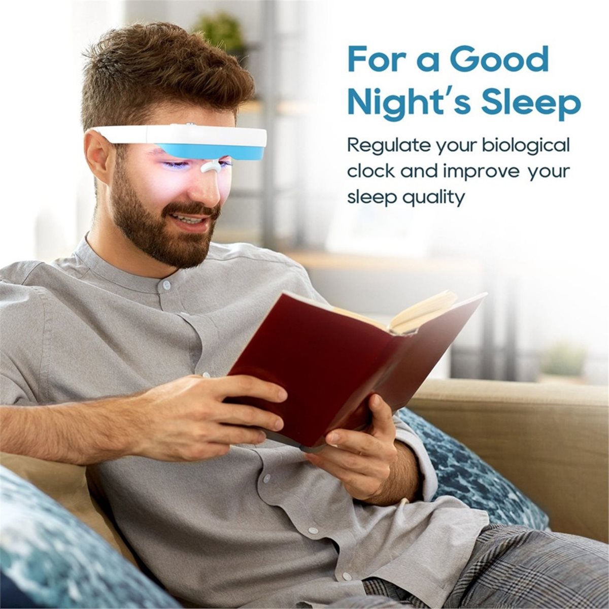 DT75BG Lichttherapiebril Draag - Light Therapy Glasses recensie en prijs