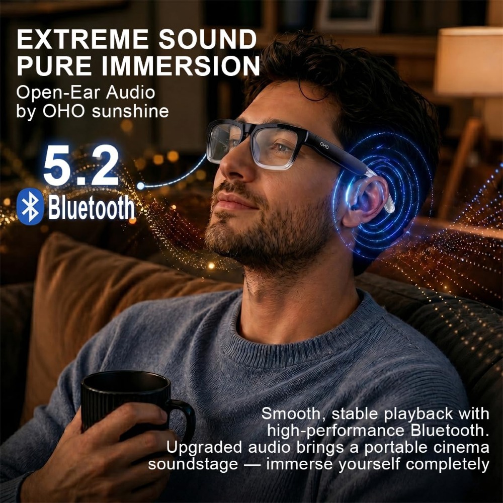 Slimme AI-bril met Bluetooth-a - Smart Glasses Lens recensie en prijs
