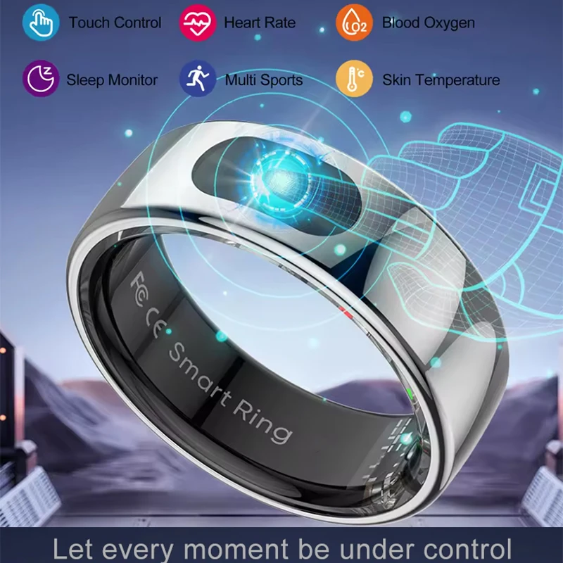 Slimme ring met oplaadetui voo - Temperature Ring Skin recensie en prijs