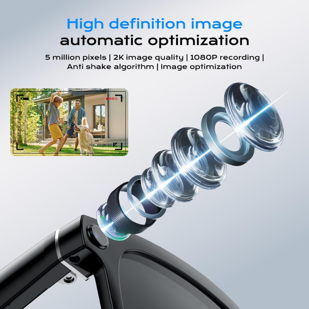 Slimme HD-camerabril met video - Smart Glasses Lens recensie en prijs