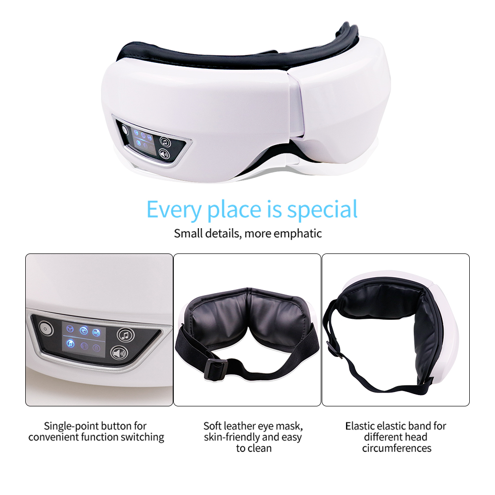Elektrische oogmassager Blueto - Light Therapy Glasses recensie en prijs