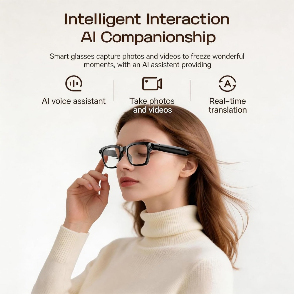 Slimme bril: 4K video, zonnebr - Smart Glasses Lens recensie en prijs