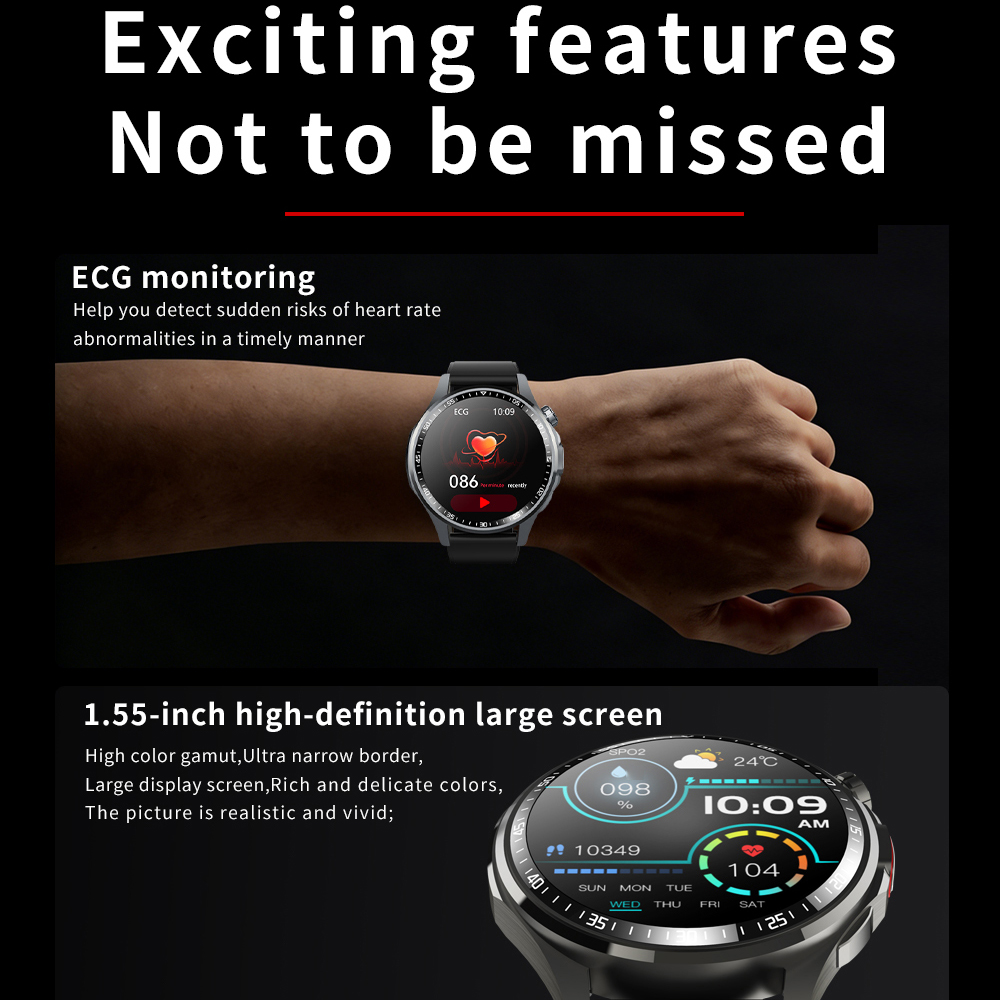Smartwatch voor heren en dames - Fall Detection Watch recensie en prijs