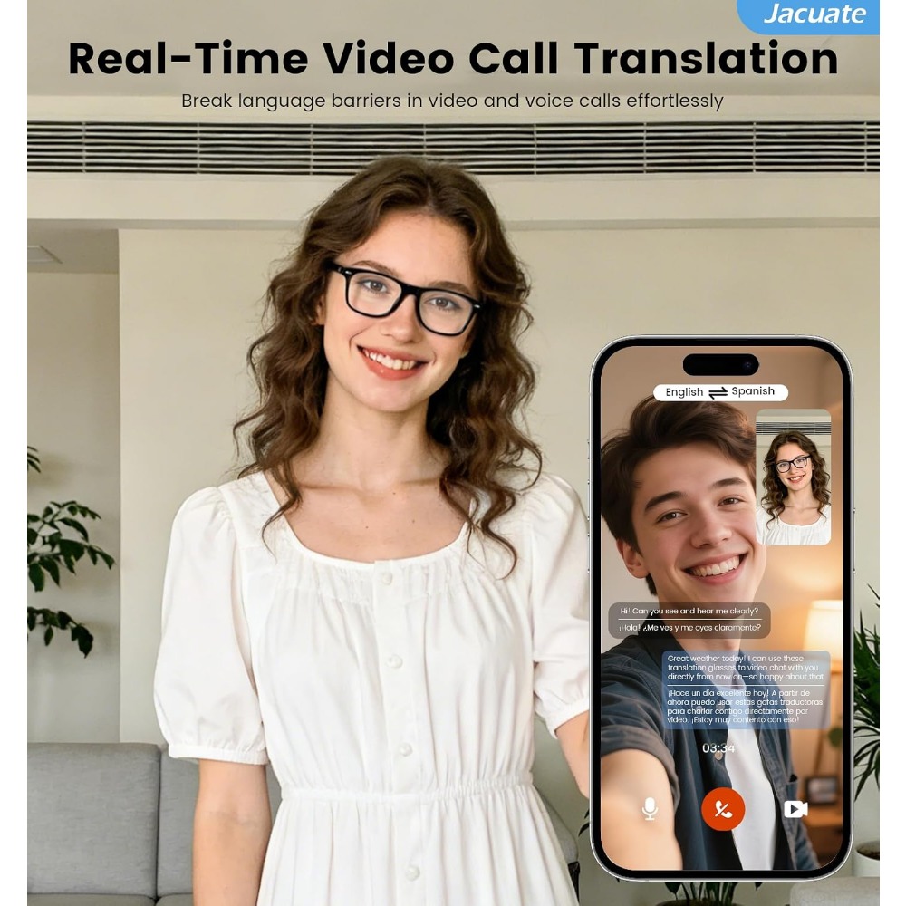 Slimme brillen met real-time v - Smart Glasses Lens recensie en prijs