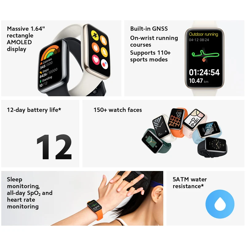 Mi Band 7 Pro AMOLED-scherm me - Breath Rate Monitor recensie en prijs