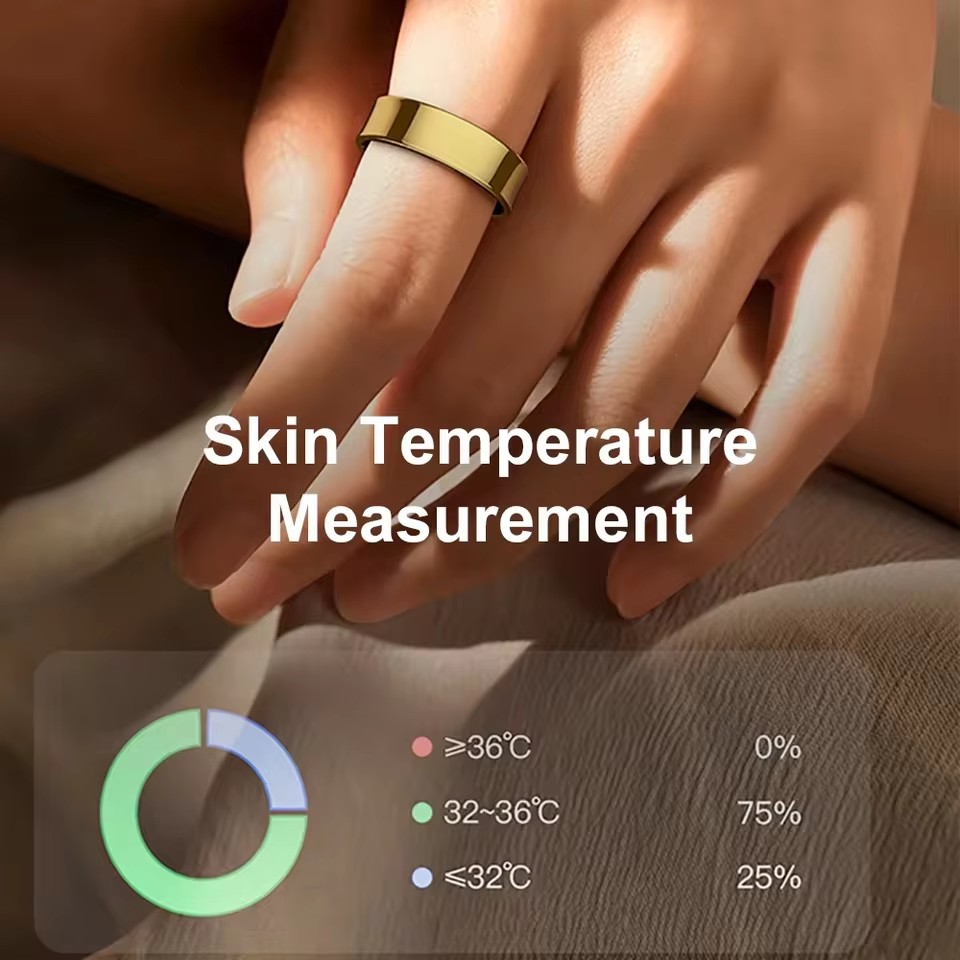 R09 Smart Ring Heren Dames met - Temperature Ring Skin recensie en prijs