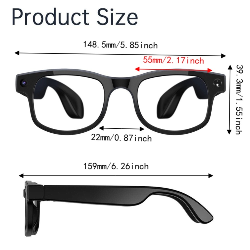 2-in-1 AI Smart Bril HD Foto V - Smart Glasses Lens recensie en prijs