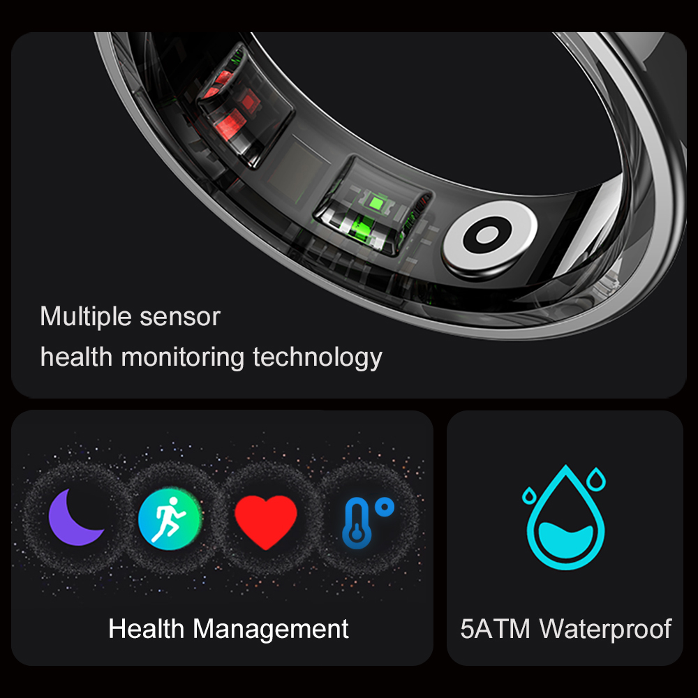 2024 COLMI R09 Smart Ring Here - Temperature Ring Skin recensie en prijs