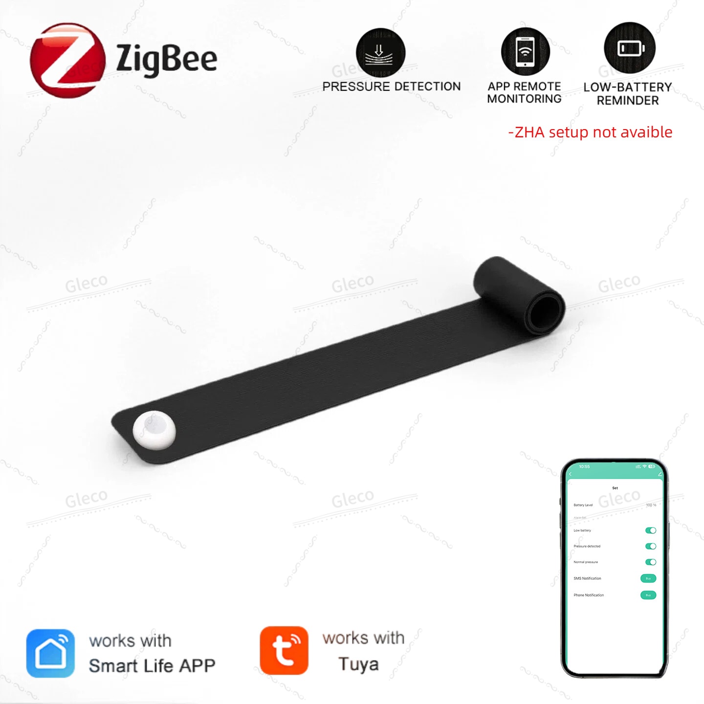 Zigbee druksensor detector zwa - Smart Insole Pressure recensie en prijs