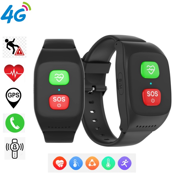 Valdetectie 4G Smartwatch voor - Fall Detection Watch recensie en prijs