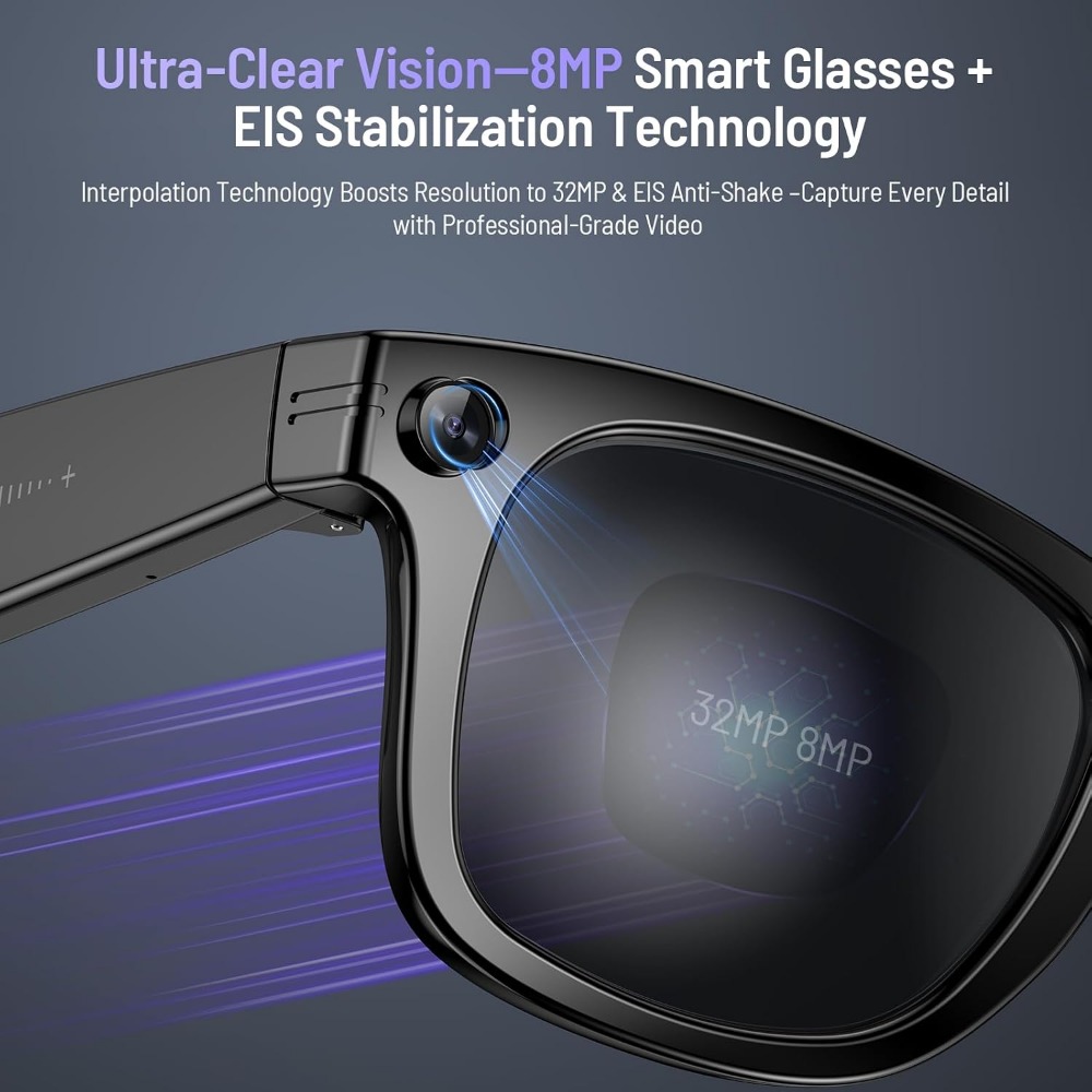 Slimme bril met 800w camera, r - Smart Glasses Lens recensie en prijs