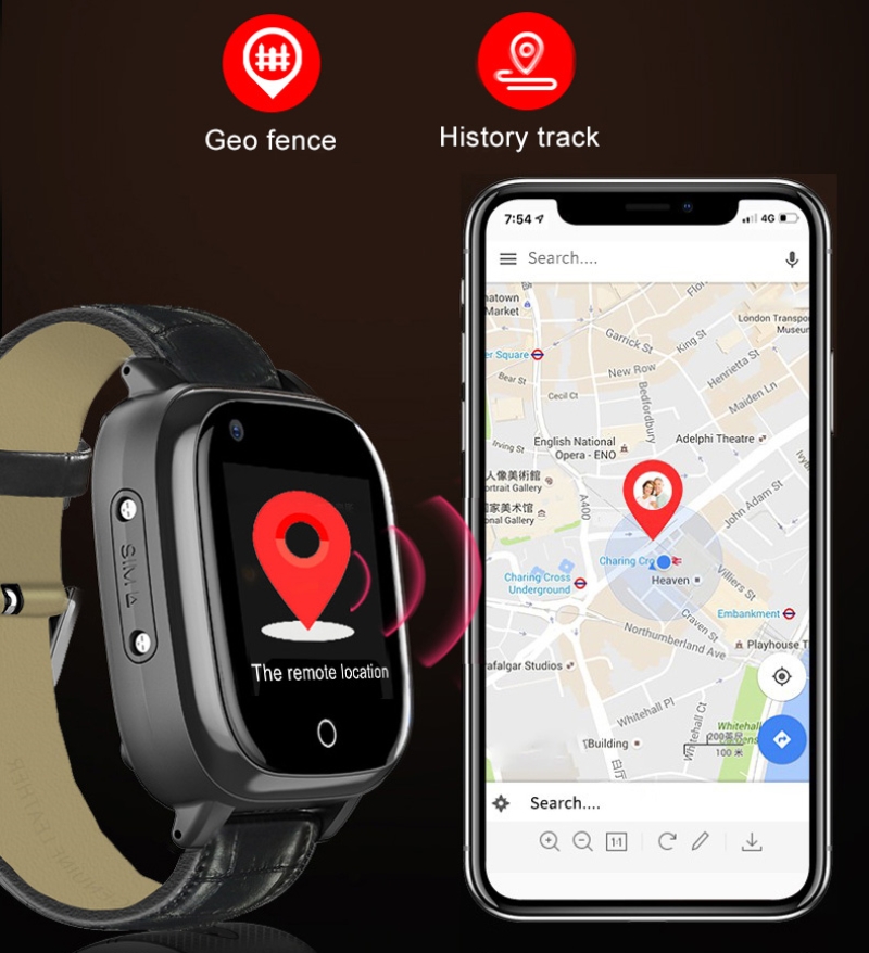 Ouderen Smart Watch voor oude  - Fall Detection Watch recensie en prijs