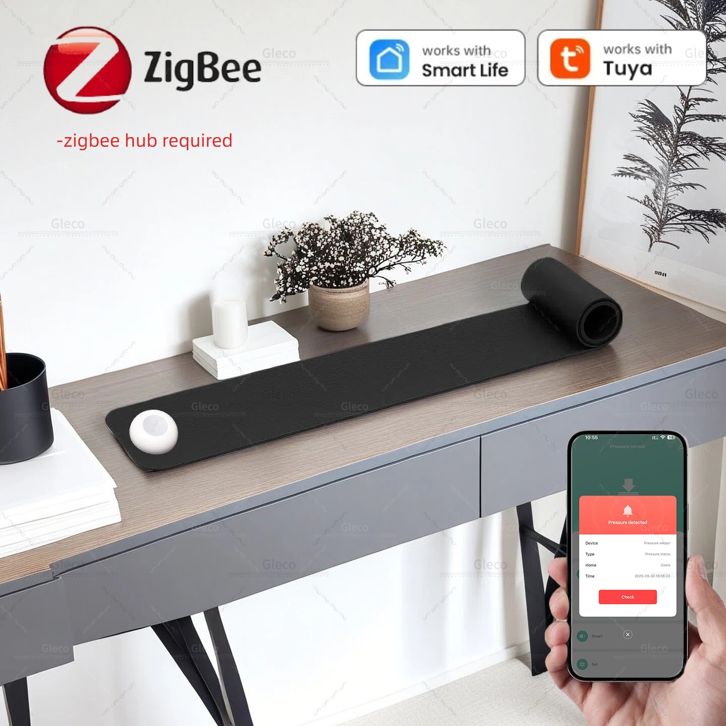 Zigbee druksensor detector zwa - Smart Insole Pressure recensie en prijs