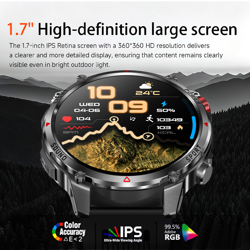 Draadloos bellen Smartwatch IP - Breath Rate Monitor recensie en prijs