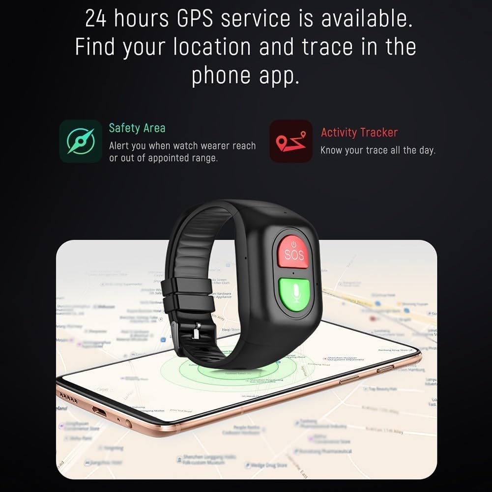 Wonlex S8 Ouderen GPS Tracker  - Fall Detection Watch recensie en prijs